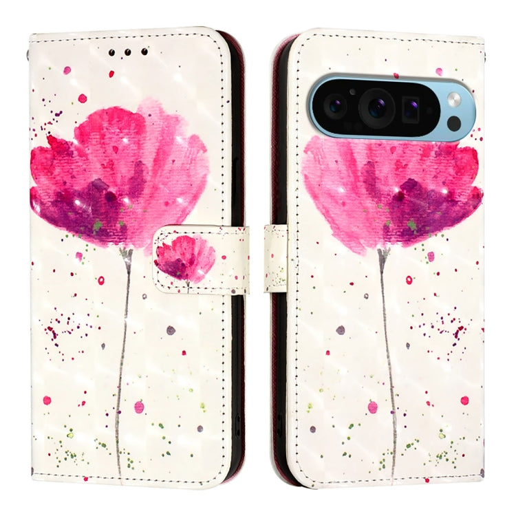 For Google Pixel 9 Pro XL 3D Painting Horizontal Flip Leather Phone Case