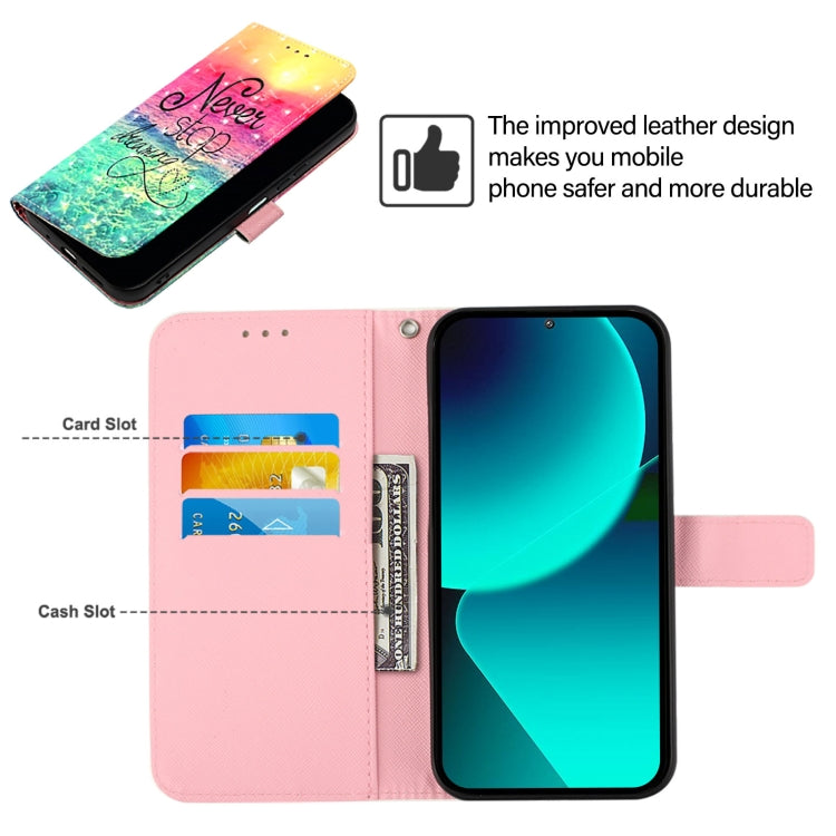 For Google Pixel 8 3D Painting Horizontal Flip Leather Phone Case