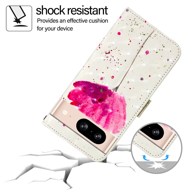 For Google Pixel 8 3D Painting Horizontal Flip Leather Phone Case