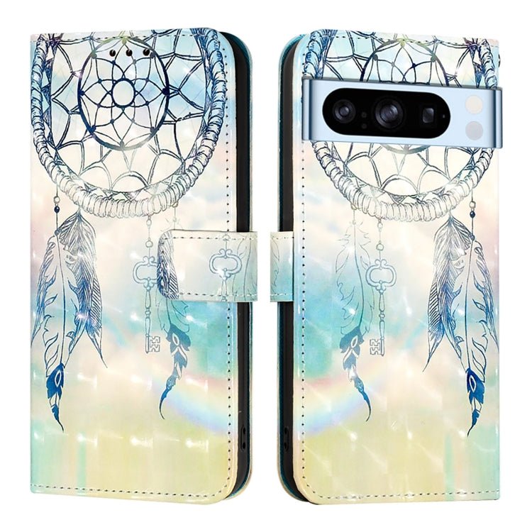 For Google Pixel 8 Pro 3D Painting Horizontal Flip Leather Phone Case