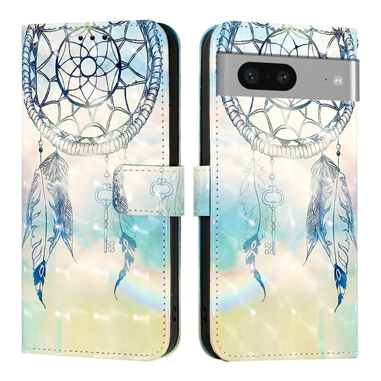 For Google Pixel 7 3D Painting Horizontal Flip Leather Phone Case