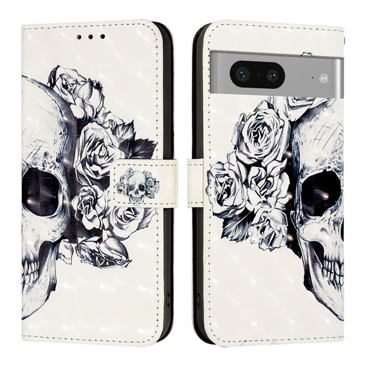 For Google Pixel 7 3D Painting Horizontal Flip Leather Phone Case