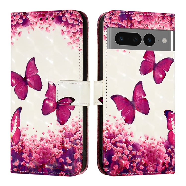 For Google Pixel 7 Pro 3D Painting Horizontal Flip Leather Phone Case