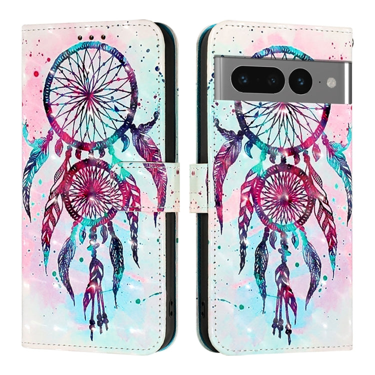 For Google Pixel 7 Pro 3D Painting Horizontal Flip Leather Phone Case