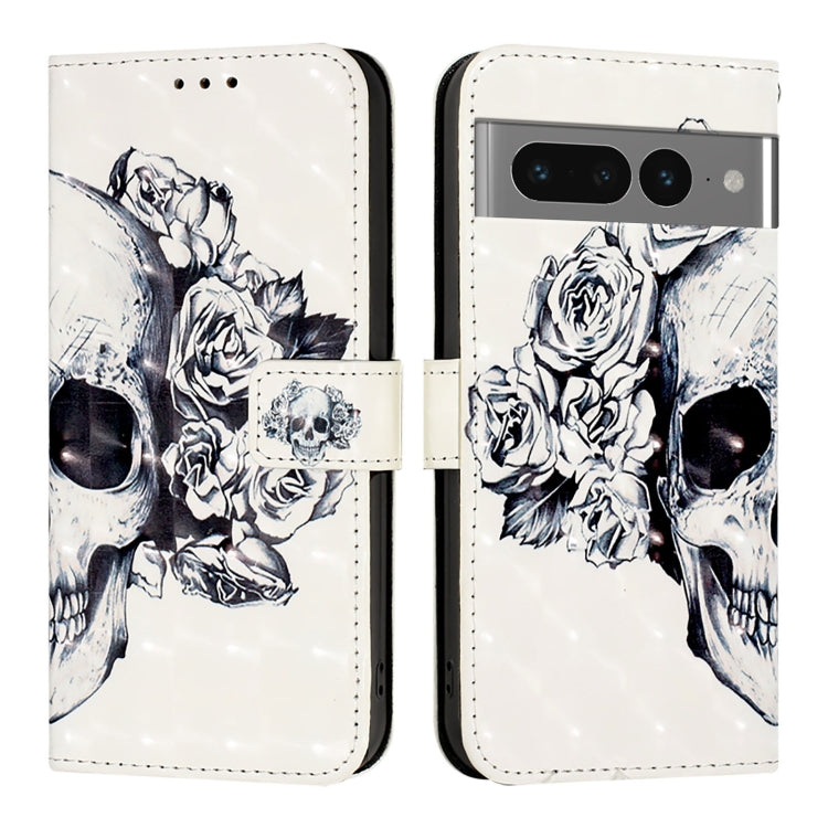 For Google Pixel 7 Pro 3D Painting Horizontal Flip Leather Phone Case