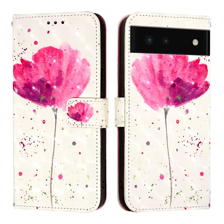 For Google Pixel 6 3D Painting Horizontal Flip Leather Phone Case