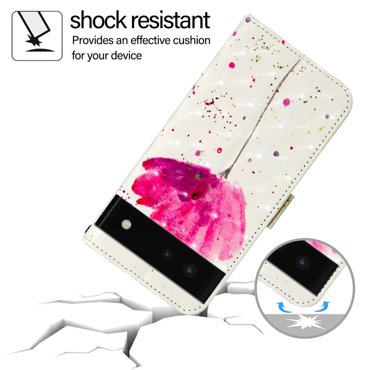 For Google Pixel 6 3D Painting Horizontal Flip Leather Phone Case