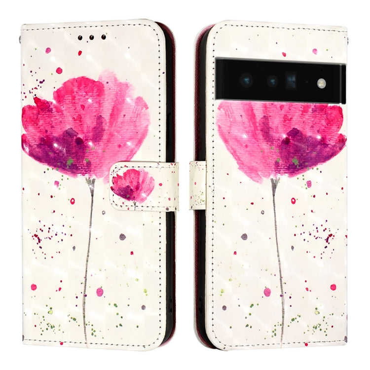 For Google Pixel 6 Pro 3D Painting Horizontal Flip Leather Phone Case