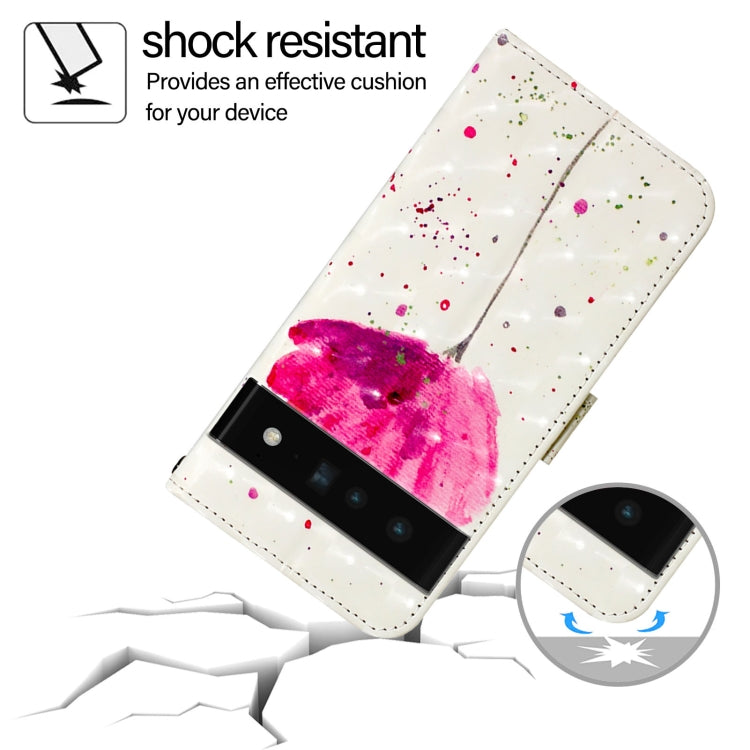 For Google Pixel 6 Pro 3D Painting Horizontal Flip Leather Phone Case
