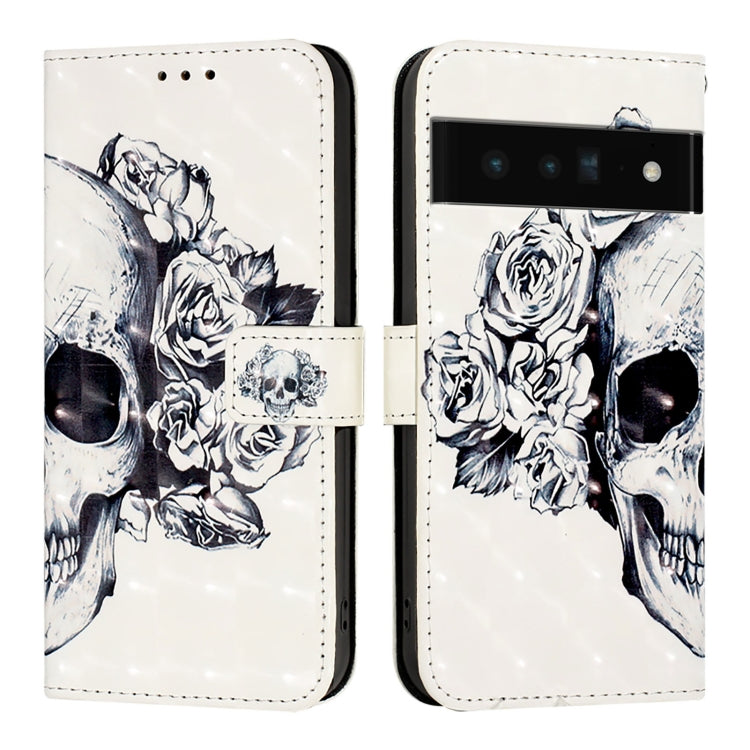 For Google Pixel 6 Pro 3D Painting Horizontal Flip Leather Phone Case