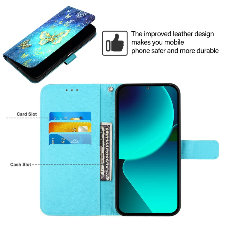 For Google Pixel 6a 3D Painting Horizontal Flip Leather Phone Case