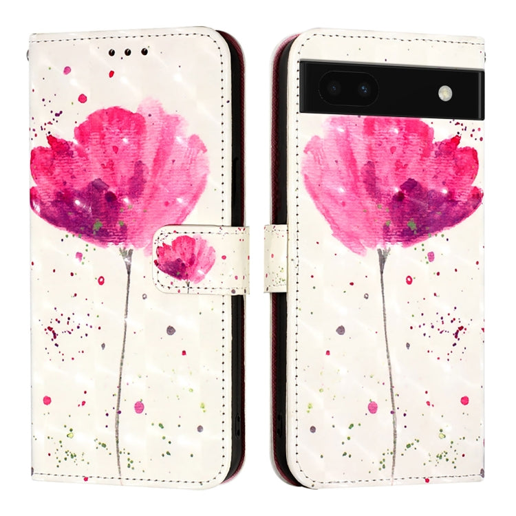 For Google Pixel 6a 3D Painting Horizontal Flip Leather Phone Case