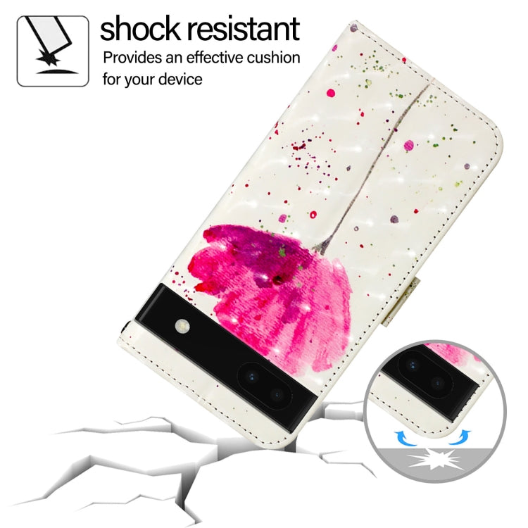 For Google Pixel 6a 3D Painting Horizontal Flip Leather Phone Case