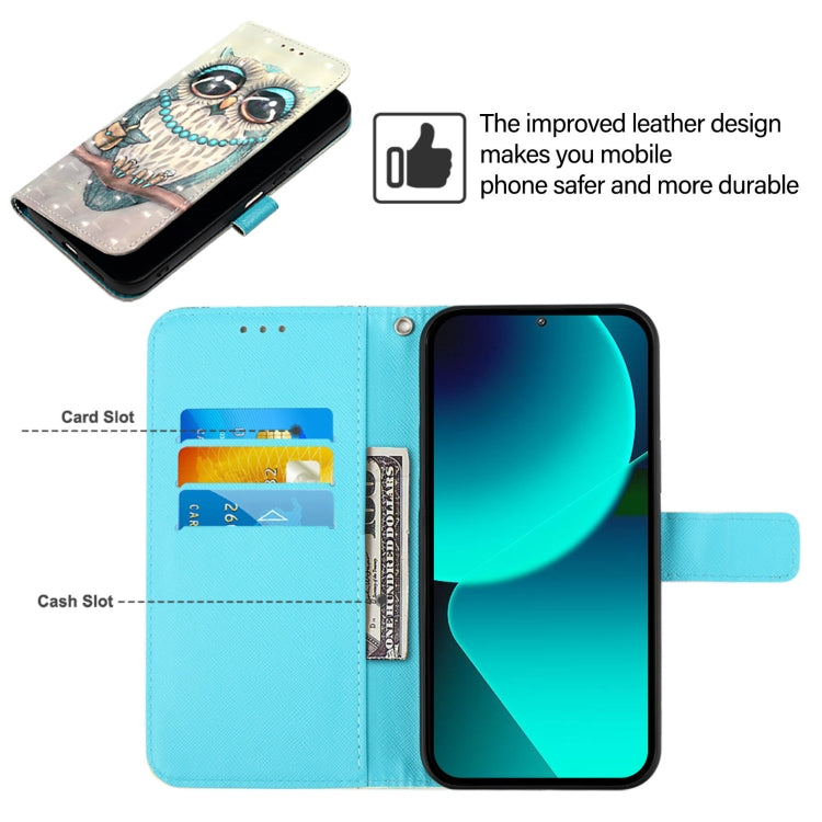 For Google Pixel 5 XL / Pixel 4a 3D Painting Horizontal Flip Leather Phone Case