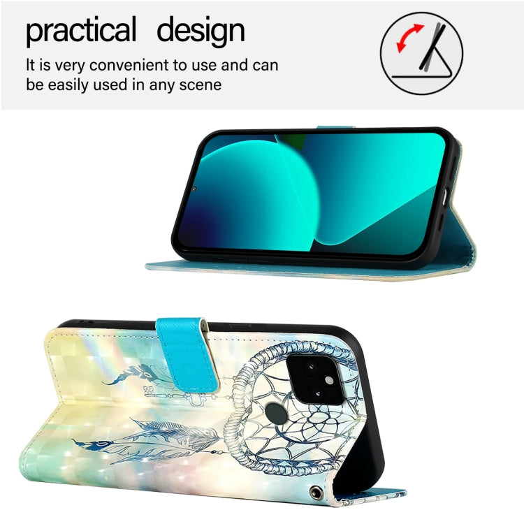 For Google Pixel 5a 5G 3D Painting Horizontal Flip Leather Phone Case