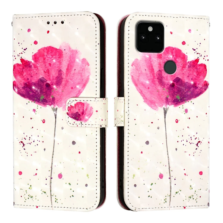 For Google Pixel 5a 5G 3D Painting Horizontal Flip Leather Phone Case