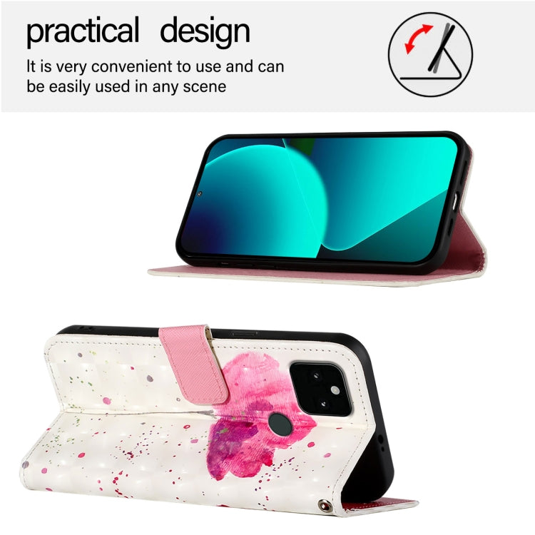 For Google Pixel 5a 5G 3D Painting Horizontal Flip Leather Phone Case