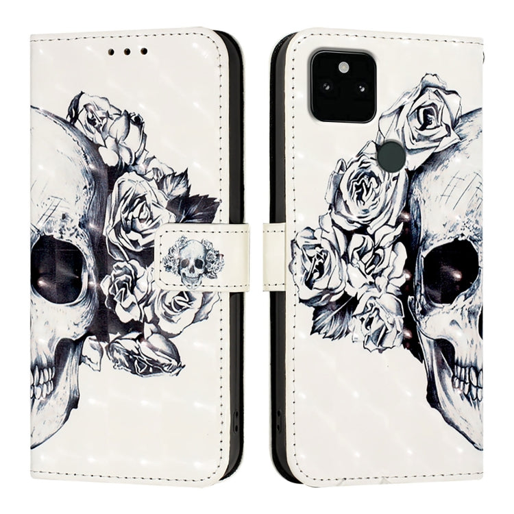 For Google Pixel 5a 5G 3D Painting Horizontal Flip Leather Phone Case
