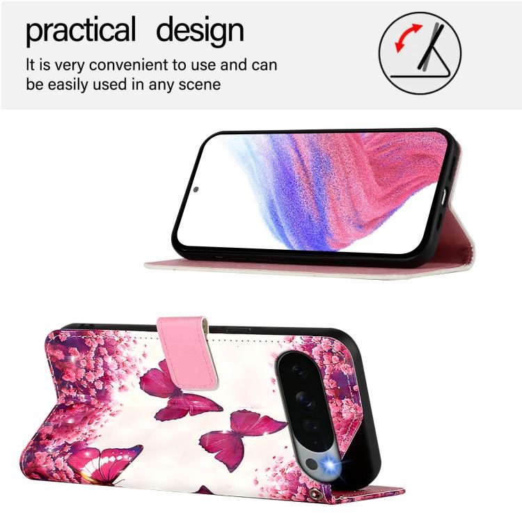 For Google Pixel 11 Pro XL 3D Painting Horizontal Flip Leather Phone Case