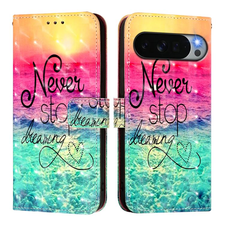 For Google Pixel 11 Pro XL 3D Painting Horizontal Flip Leather Phone Case