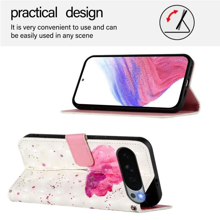 For Google Pixel 11 Pro XL 3D Painting Horizontal Flip Leather Phone Case