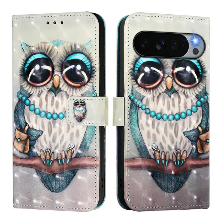 For Google Pixel 11 Pro XL 3D Painting Horizontal Flip Leather Phone Case