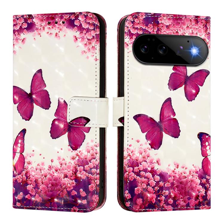 For Google Pixel 11 Pro / 11 3D Painting Horizontal Flip Leather Phone Case