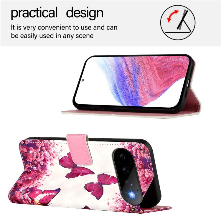 For Google Pixel 11 Pro / 11 3D Painting Horizontal Flip Leather Phone Case