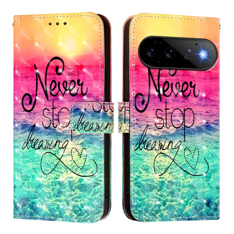 For Google Pixel 11 Pro / 11 3D Painting Horizontal Flip Leather Phone Case