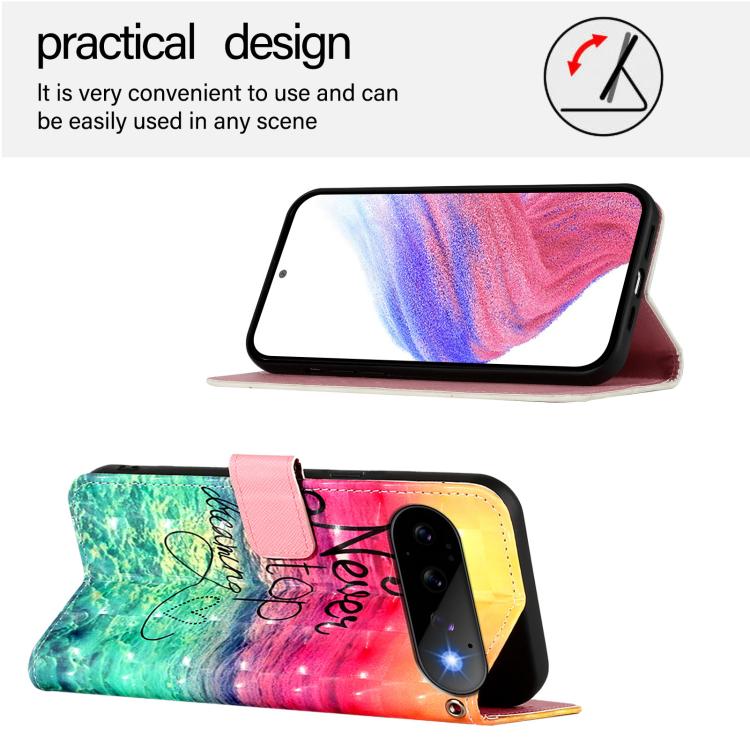 For Google Pixel 11 Pro / 11 3D Painting Horizontal Flip Leather Phone Case