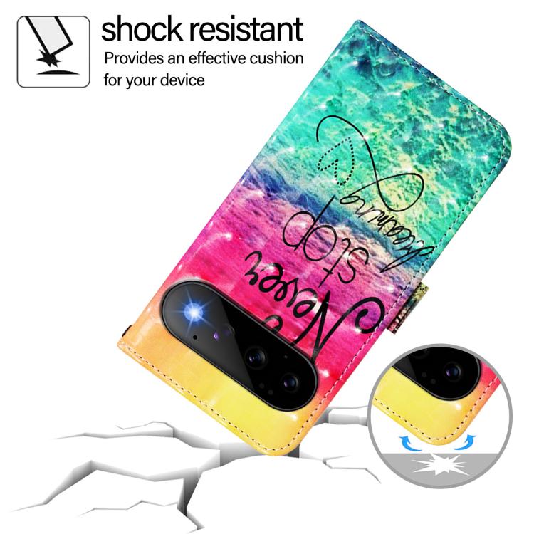 For Google Pixel 11 Pro / 11 3D Painting Horizontal Flip Leather Phone Case