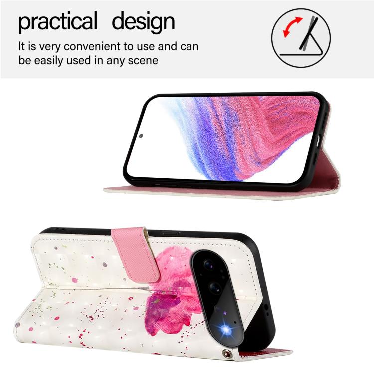 For Google Pixel 11 Pro / 11 3D Painting Horizontal Flip Leather Phone Case