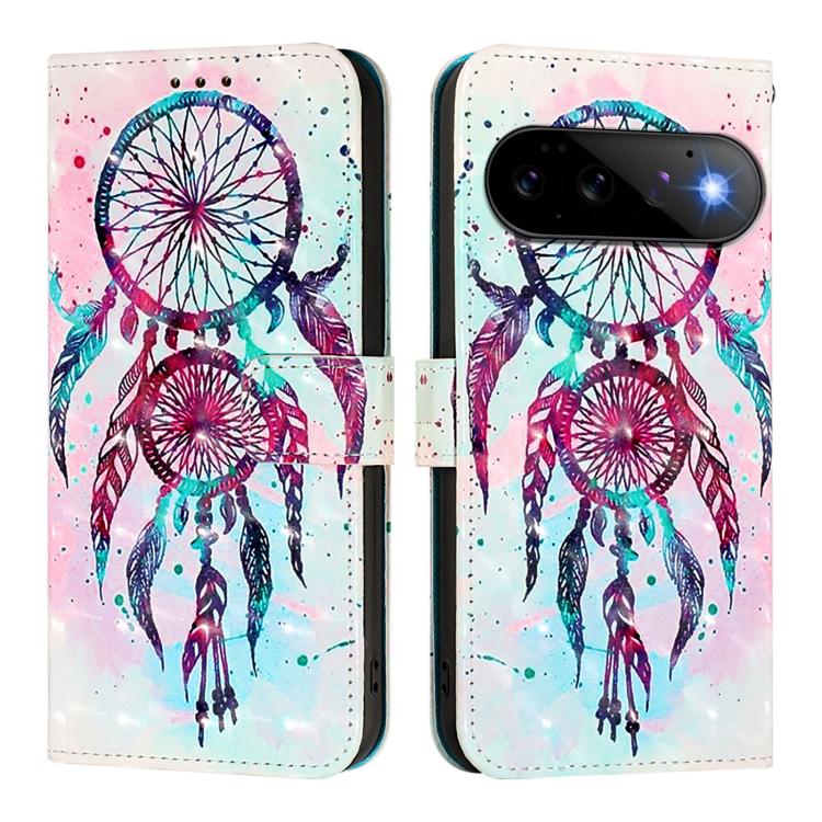 For Google Pixel 11 Pro / 11 3D Painting Horizontal Flip Leather Phone Case