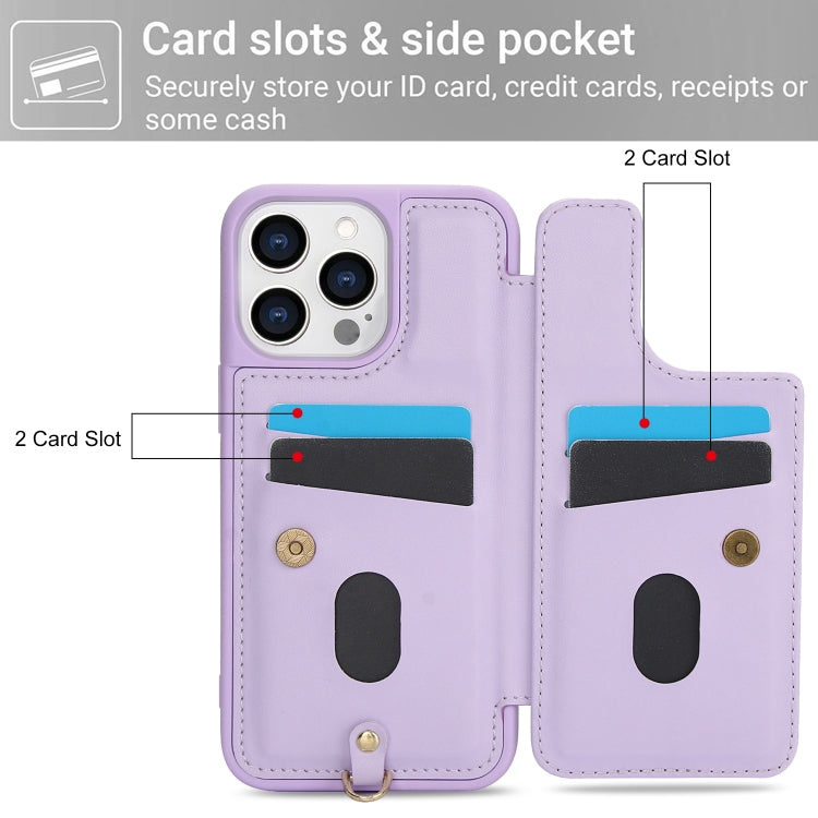 For iPhone 11 Pro Max Crossbody Flower Pattern Leather Phone Case