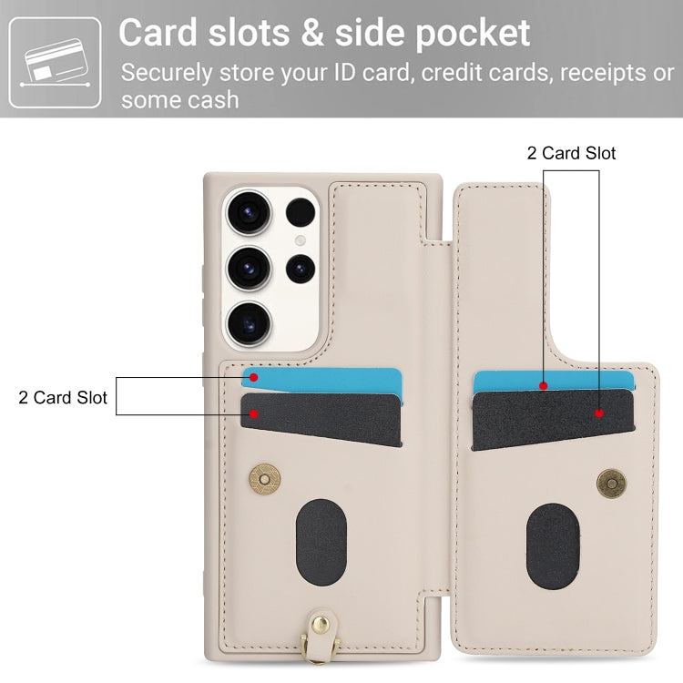 For Samsung Galaxy S23 Ultra 5G Crossbody Flower Pattern Leather Phone Case