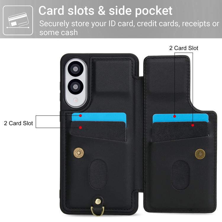 For Samsung Galaxy S25 Edge 5G Crossbody Flower Pattern Leather Phone Case