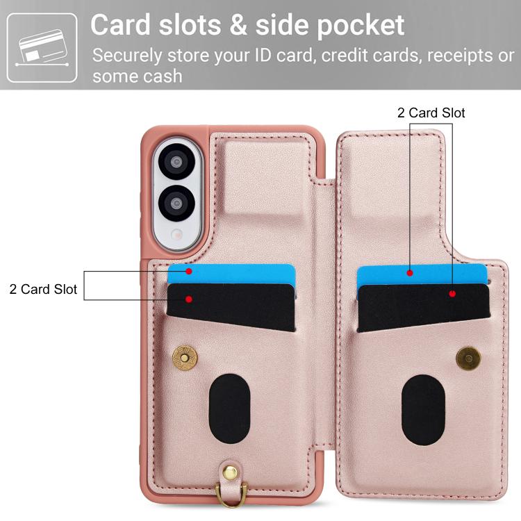 For Samsung Galaxy S25 Edge 5G Crossbody Flower Pattern Leather Phone Case