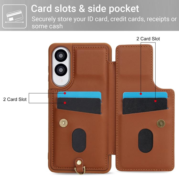 For Samsung Galaxy S25 Edge 5G Crossbody Flower Pattern Leather Phone Case