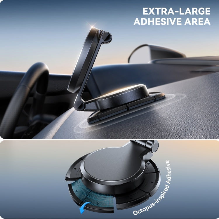 JOYROOM JR-ZS408 Metal Car Magnetic Wireless Charger Holder - Black