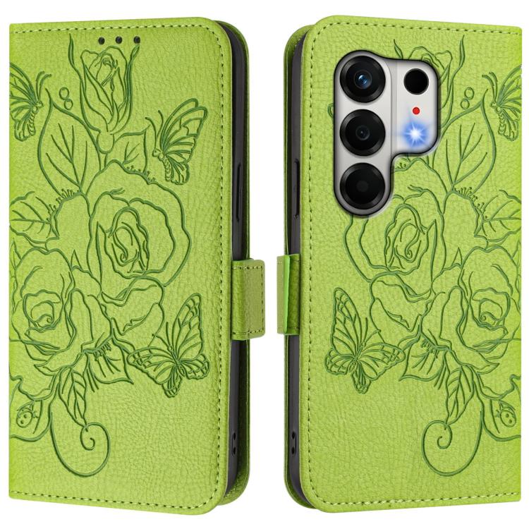 For Tecno Camon 50 4G Embossed Rose RFID Anti-theft Leather Phone Case