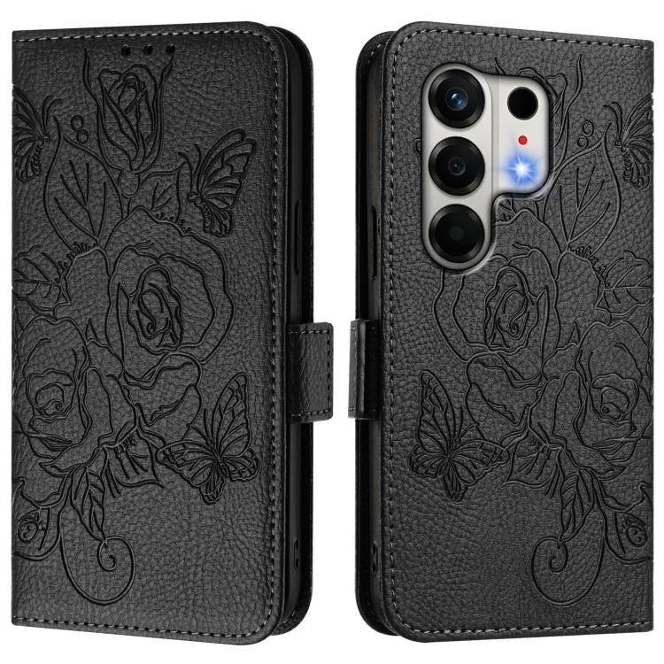 For Tecno Camon 50 4G Embossed Rose RFID Anti-theft Leather Phone Case