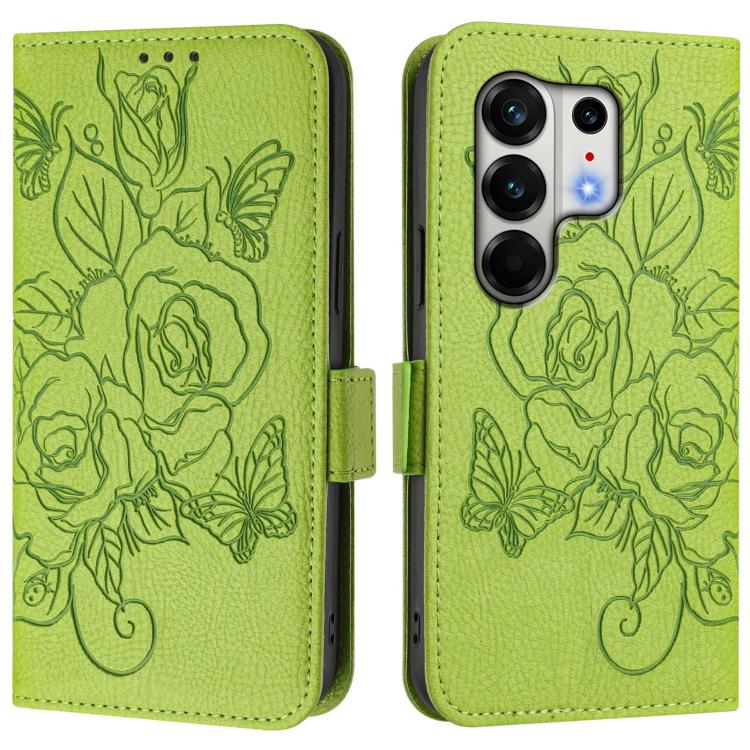 For Tecno Camon 50 Pro 4G Embossed Rose RFID Anti-theft Leather Phone Case