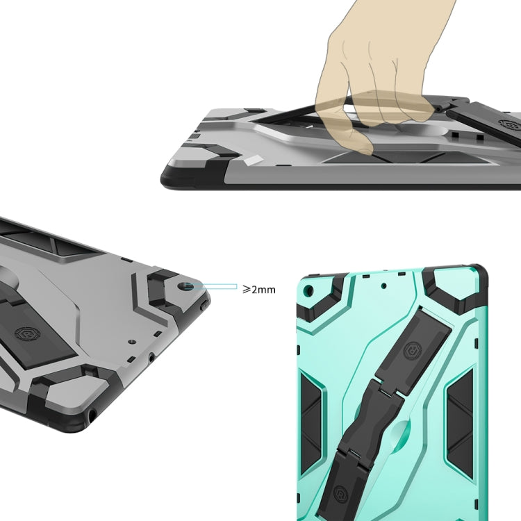 For iPad 10.2 Escort Series TPU + PC Shockproof Protective Case with Holder