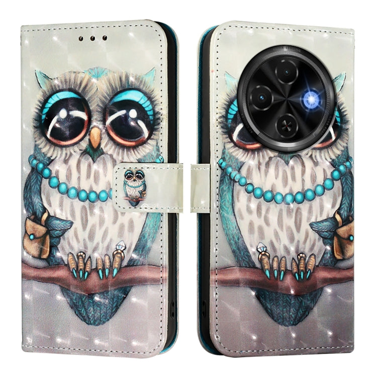 For Tecno Spark 30C 3D Painting Horizontal Flip Leather Phone Case