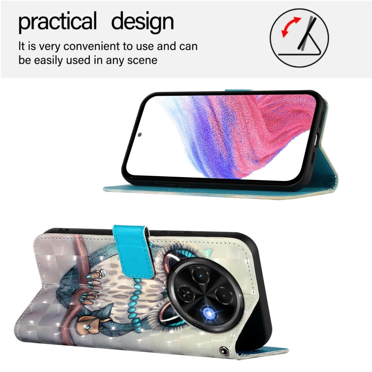 For Tecno Spark 30C 3D Painting Horizontal Flip Leather Phone Case