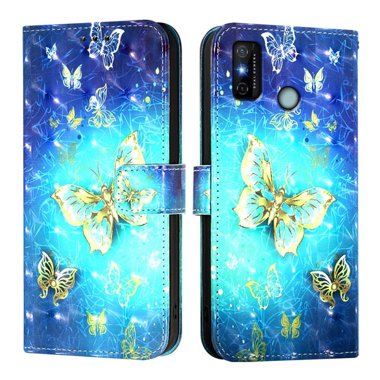 For Tecno Spark 6 Go 3D Painting Horizontal Flip Leather Phone Case