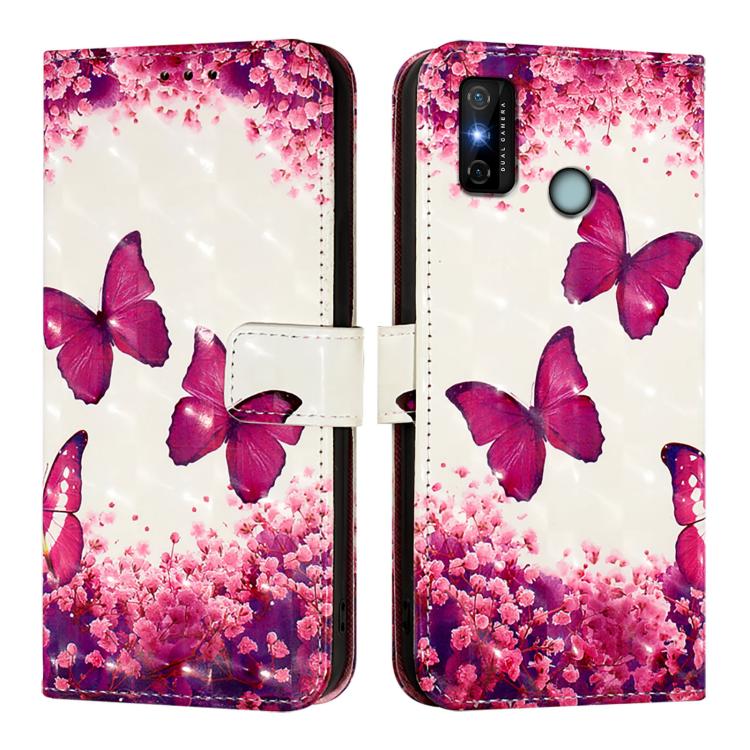 For Tecno Spark 6 Go 3D Painting Horizontal Flip Leather Phone Case