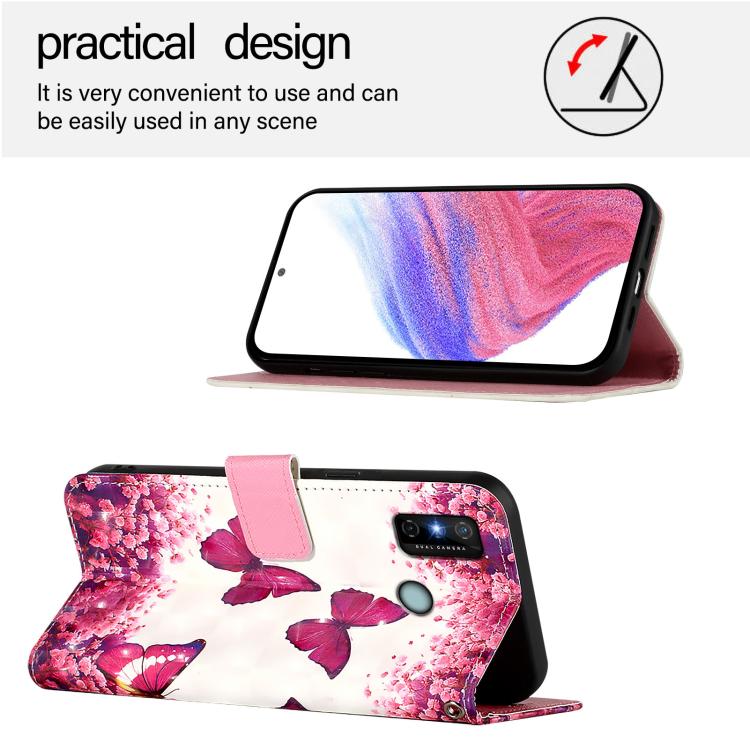 For Tecno Spark 6 Go 3D Painting Horizontal Flip Leather Phone Case