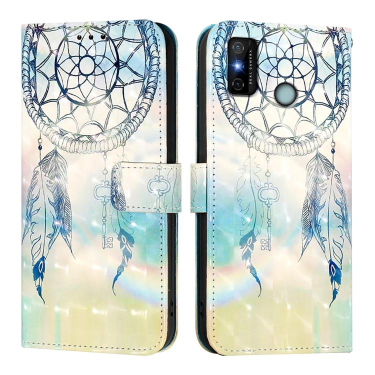 For Tecno Spark 6 Go 3D Painting Horizontal Flip Leather Phone Case