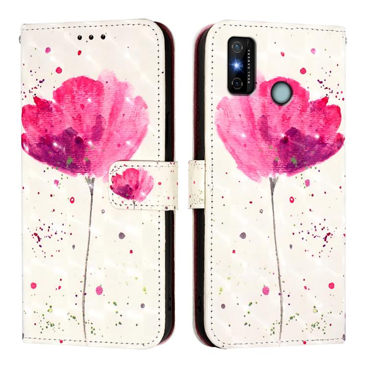 For Tecno Spark 6 Go 3D Painting Horizontal Flip Leather Phone Case